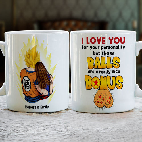 Personalized Funny Couple Mug - Perfect Anime Fan Gift - Valentine's Day Gifts Coffee Mug PopCulturePrints