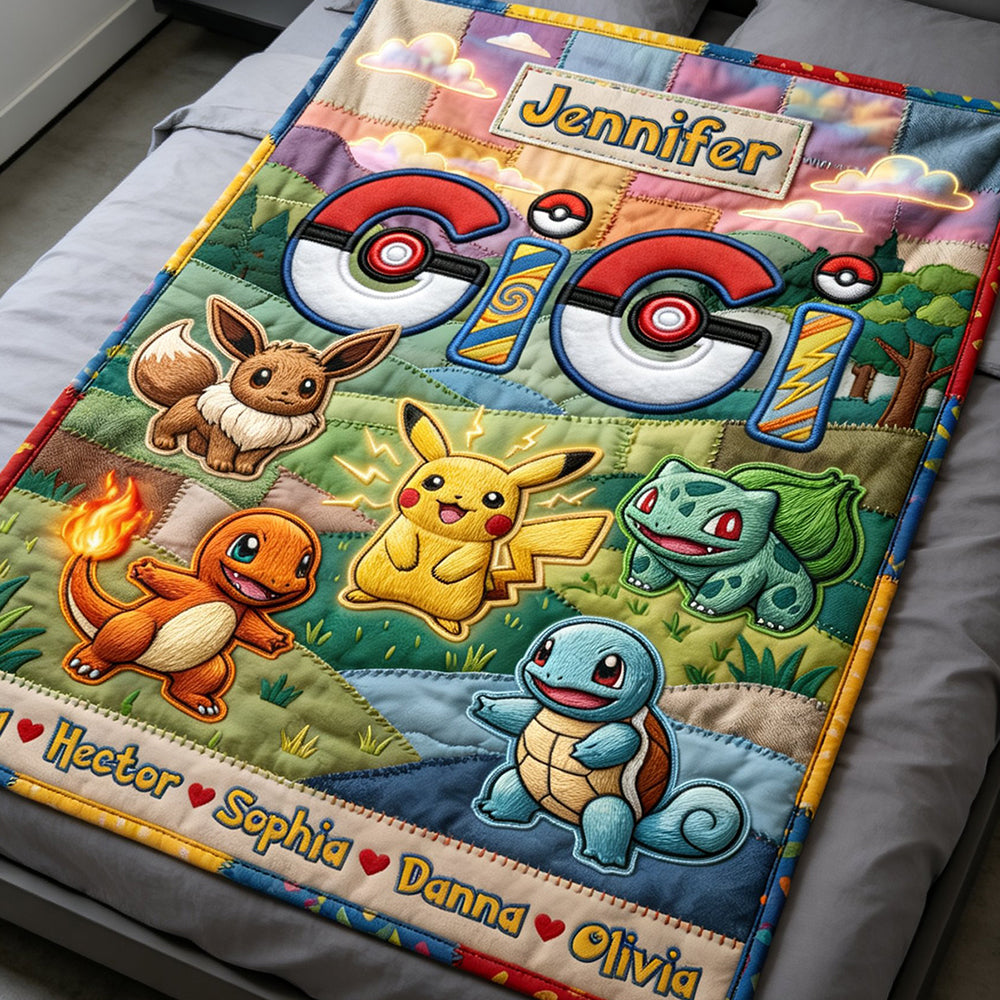 “Adventure Awaits with Every Snuggle!” - Personalized Adventure Mom Blanket - Gift for Moms, Grandma, and More Blanket PopCulturePrints