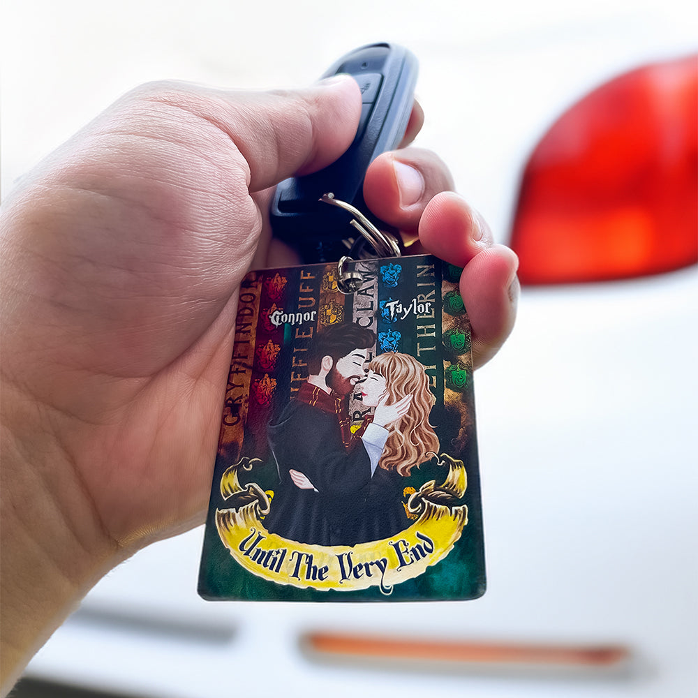 Personalized Harry Potter Themed Keychain - Until the Very End