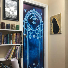 Load image into Gallery viewer, Fantasy Magic Gate Door Cover - Perfect Gift for Movie Fans and Bookworms
