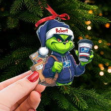 Load image into Gallery viewer, Personalized Christmas Ornament for Postal Workers - Holiday Cheer Deliverer Ornament PopCulturePrints
