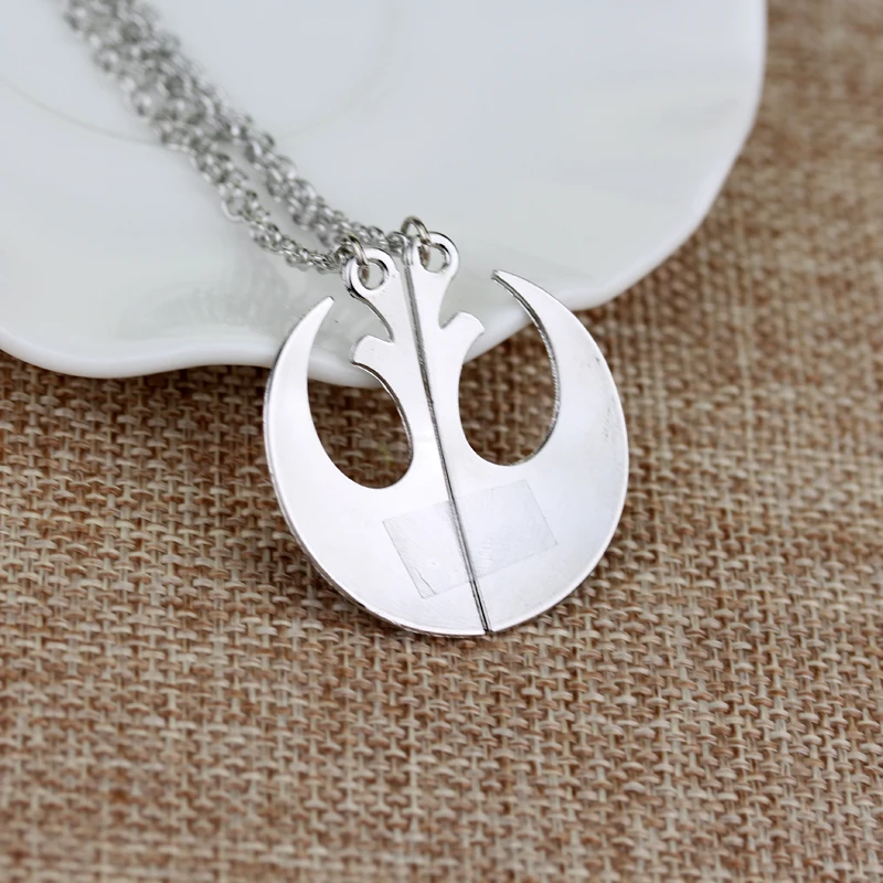 Rebel Alliance Couple Necklace - Personalized Necklace for Fans - Valentine's Day Gifts Necklace PopCulturePrints