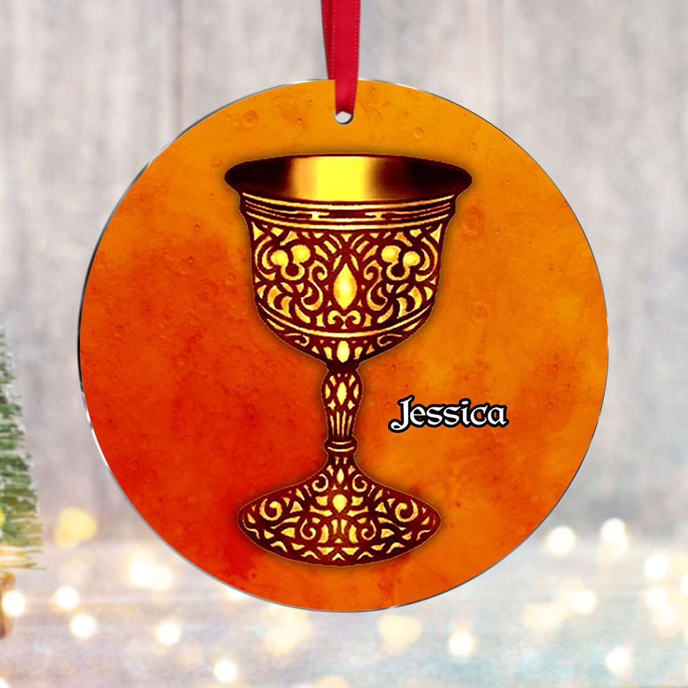 Customized Book Lover Christmas Ornament - Festive Edition Ornament PopCulturePrints