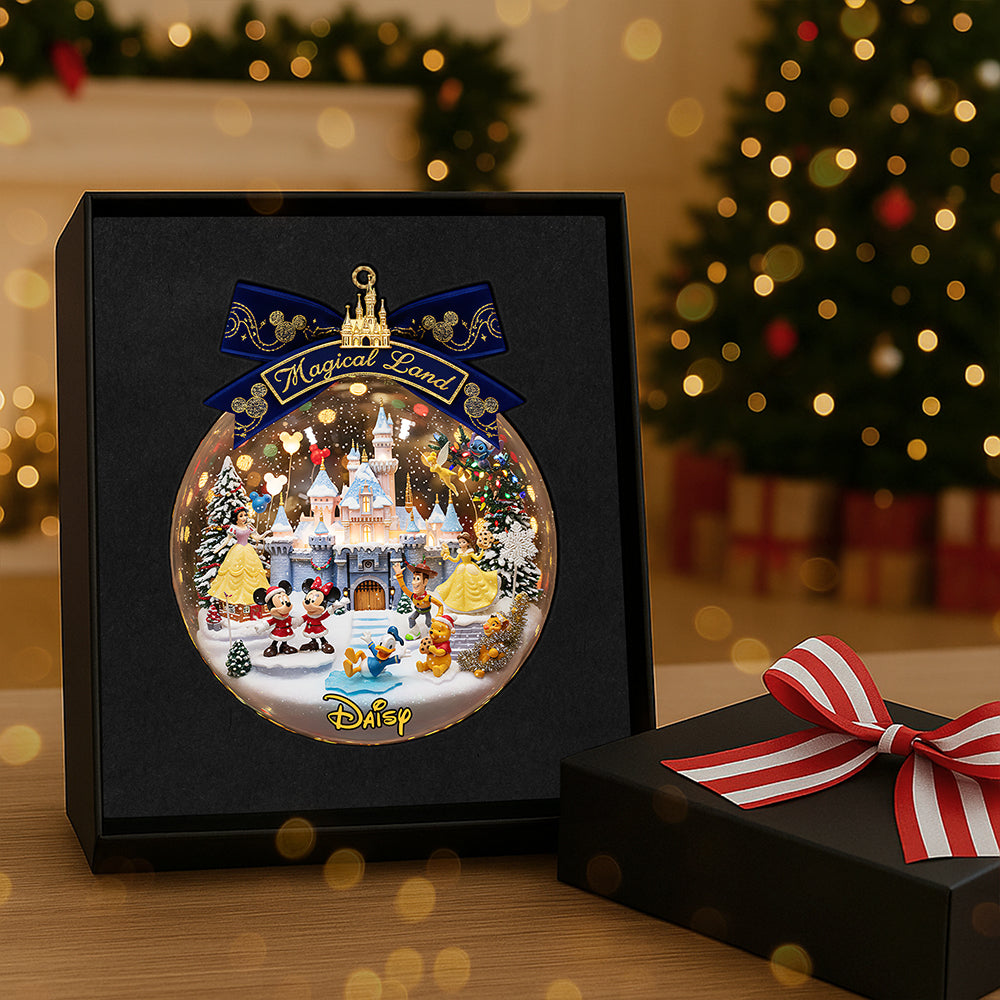 "Bring Magic Home!" - Cute Acrylic Ornament, Personalized Christmas Gift for Family, Friends, Kids Ornament PopCulturePrints