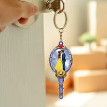 Load image into Gallery viewer, Personalized Forever Love Keychain for Couples Keychains PopCulturePrints
