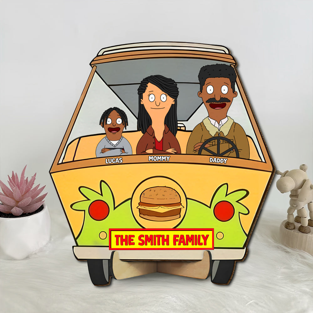 Personalized Family Wood Sign - The Smith Family Edition Wood Sign PopCulturePrints