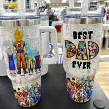 Load image into Gallery viewer, Personalized Anime Dad Tumbler - Best Dad Ever Tumbler Cup PopCulturePrints
