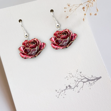 Load image into Gallery viewer, “Bloom with Elegance” - Personalized Birth Month Flowers Earrings - Unique Gift for Flower Lovers Earrings PopCulturePrints
