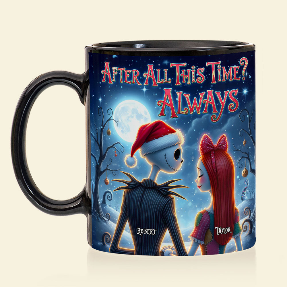 “After All This Time? Always” – Spooky Couple Mug | Personalized Gift for Couples Coffee Mug PopCulturePrints