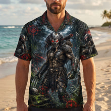 Load image into Gallery viewer, Alien Hunter Hawaiian Shirt - Personalized Gifts 03natn290626 Hawaiian Shirts PopCulturePrints
