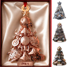 Load image into Gallery viewer, Celebrate the Universe: Cosmic Christmas Tree Ornament - Personalized Gift for Sci-Fi Lovers
