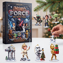 Load image into Gallery viewer, "May The Force Be With You!" - Personalized Merry Christmas Advent Calendar Blind Box - Perfect Gift for Star Wars Fans
