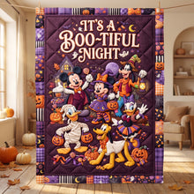 Load image into Gallery viewer, It's a Boo-tiful Night Blanket - Personalized Halloween Gift for Kids and Families
