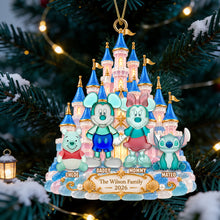 Load image into Gallery viewer, ✨ Make Memories with the Magical Castle Family Ornament - Personalized Christmas Gifts 🎄 Ornament PopCulturePrints
