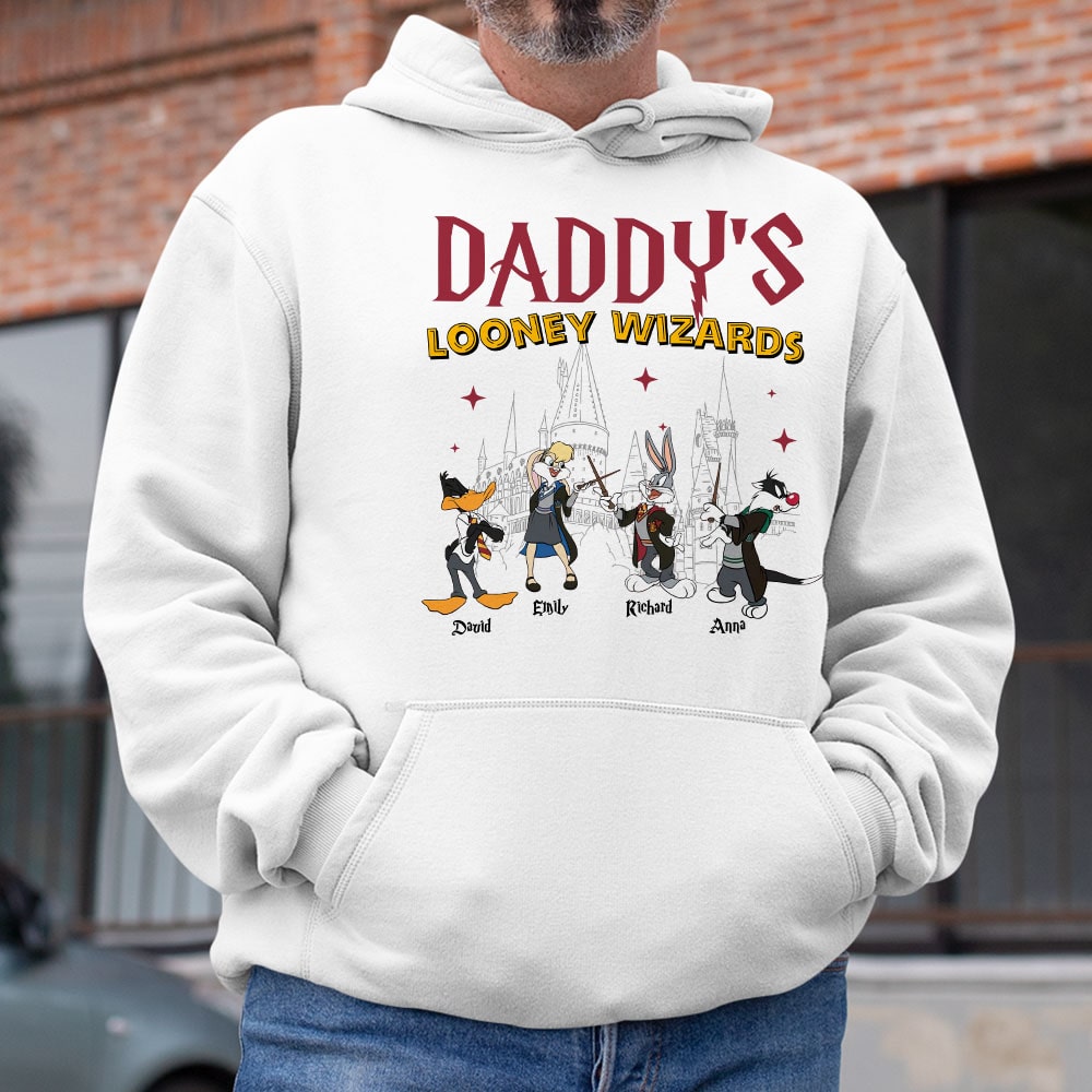 Personalized Daddy's Looney Wizards T-Shirt