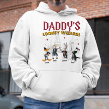 Load image into Gallery viewer, Personalized Daddy&#39;s Looney Wizards T-Shirt
