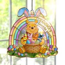 Load image into Gallery viewer, “Nana's Favorite Peeps” - Personalized Bright Easter Grandma Suncatcher - Gift for Grandma &amp; Family
