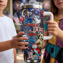 Load image into Gallery viewer, The Land Of Freedom Tumbler - A Personalized Gift for Every Patriot
