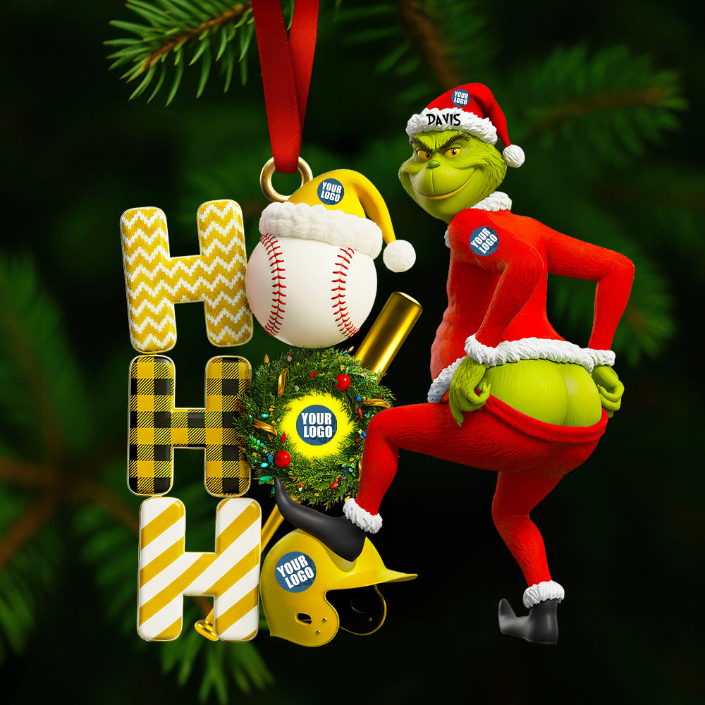 “Bring Joy to Every Game Day!” - Personalized Holiday Spirit Sports Christmas Ornament - Custom Gift for Sports Lovers, Fans, and Family Ornament PopCulturePrints