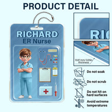 Load image into Gallery viewer, Nurse's Hat Trick - Personalized 3D Effect Car Hanger for Healthcare Heroes Acrylic Car Hanger PopCulturePrints
