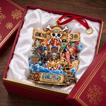 Load image into Gallery viewer, Celebrate 30 Years of Adventure: Personalized One Piece Anime Ornament - Perfect Holiday Gift!
