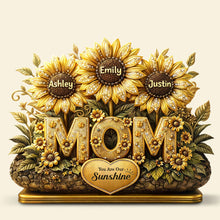 Load image into Gallery viewer, You Are Our Sunshine - Personalized Acrylic Plaque for Mom, Grandma &amp; More Shaped Plaques PopCulturePrints
