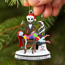 Load image into Gallery viewer, My Butt Would Be So Lonely - Personalized Christmas Ornament for Couples Ornament PopCulturePrints
