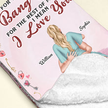 Load image into Gallery viewer, Personalized Couple Blanket - I Love You Blanket PopCulturePrints
