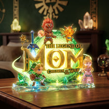 Load image into Gallery viewer, “Honor the Legend of Mom” - Personalized Light Box - Unique Gift for Mom, Grandma, and More Light Box PopCulturePrints

