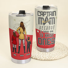 Load image into Gallery viewer, Personalized Sci-Fi Mom Tumbler - Captain Mom Gift Tumbler Cup PopCulturePrints
