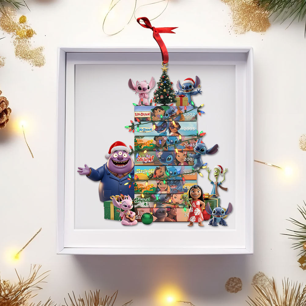 Celebrate the Magic of Christmas - Film Stack Ornament - Personalized Gift Ornament PopCulturePrints