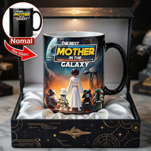 Load image into Gallery viewer, The Best Mother in the Galaxy - Personalized Magic Coffee Mug for Mom and Kids Coffee Mug PopCulturePrints
