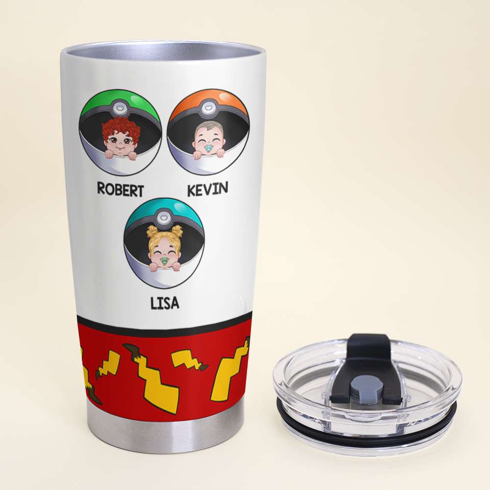 Personalized PokeDad Tumbler Cup - Unique Gift for Father's Day