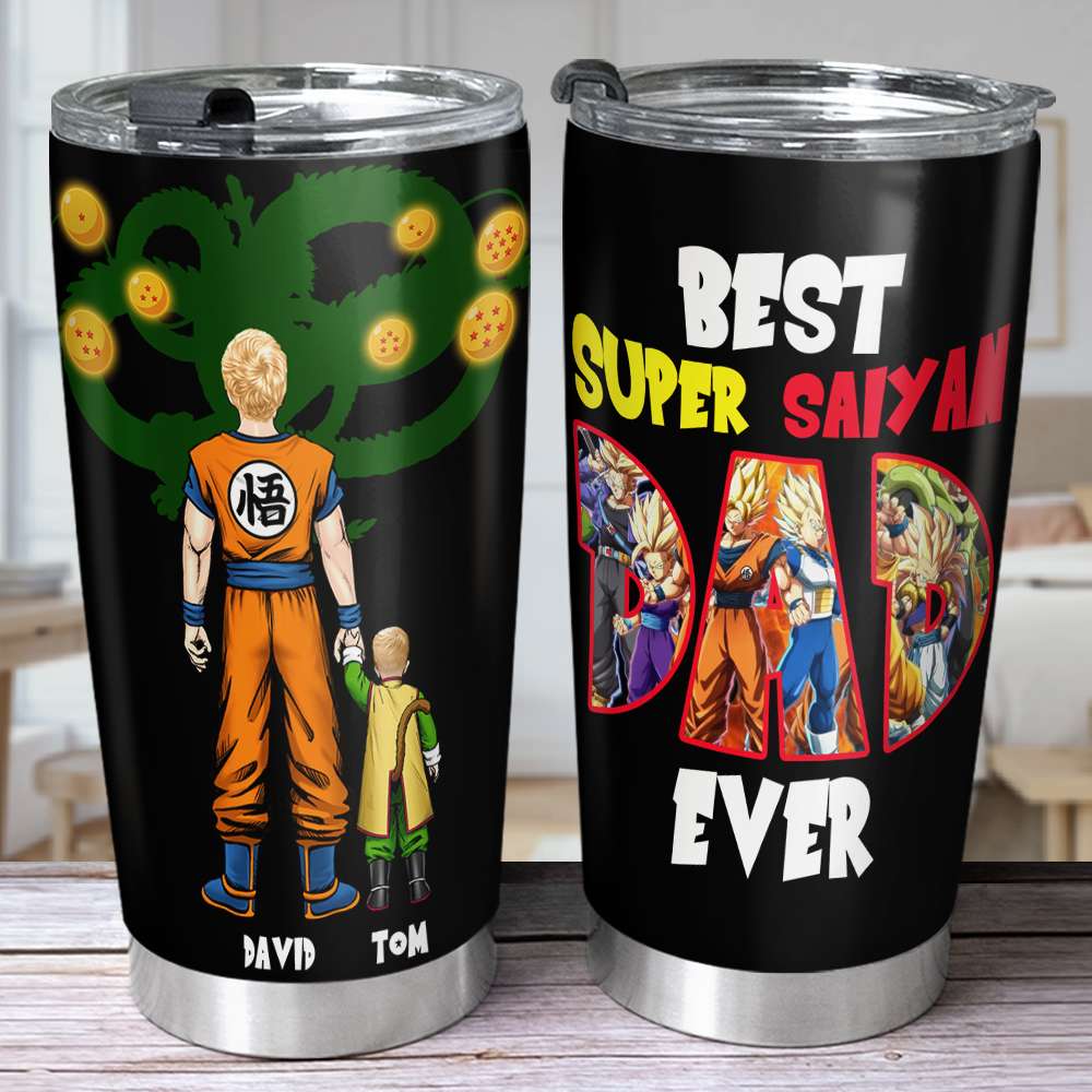 Super Saiyan Family Personalized Tumbler