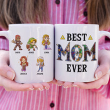 Load image into Gallery viewer, Custom Best Mom Ever Coffee Mug - Personalized Gift for Mother&#39;s Day Coffee Mug PopCulturePrints
