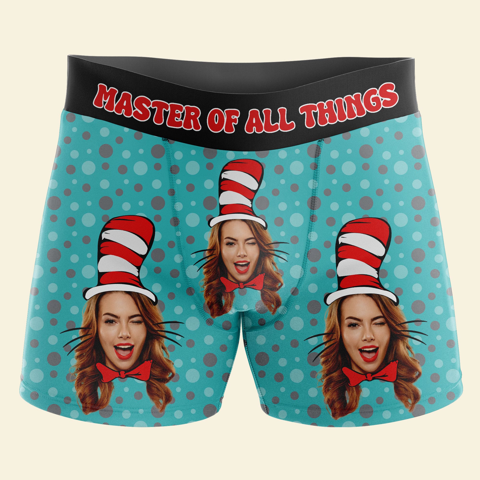 Custom Couple's Boxers & Briefs - Master of All Things Boxer Briefs PopCulturePrints