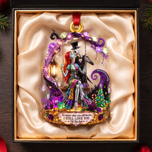 Load image into Gallery viewer, Eternal Kiss Acrylic Ornament - A Personalized Gift for Couples Who Love Each Other
