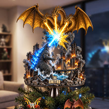 Load image into Gallery viewer, "Unleash the Monster Within" - Personalized Christmas Tree Topper - Perfect for Fans of Pop Culture

