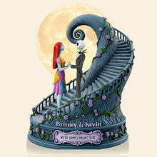 Load image into Gallery viewer, We&#39;re Simply Meant to Be - Horror Midnight Couple Acrylic Plaque - Personalized Gift for Couples and Horror Lovers Shaped Plaques PopCulturePrints
