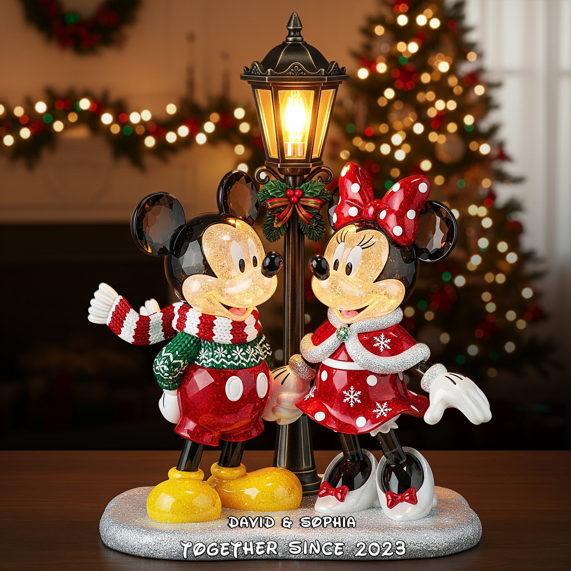 Together Forever - Personalized Light Box for Couples - Anniversary Gift Light Box PopCulturePrints