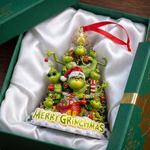 Load image into Gallery viewer, "Celebrate with the Grinch!" - Funny Christmas Tree Ornament, Personalized Gift for Everyone
