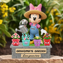 Load image into Gallery viewer, Grandma&#39;s Garden Acrylic Plaque - Personalized Gift for Grandma&#39;s Memorable Moments Shaped Plaques PopCulturePrints
