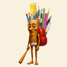 Load image into Gallery viewer, &quot;Celebrate the Spooky Season with Purr-fect Ghoulish Glam!&quot; - Spooky Cat Suncatcher Ornament, Personalized Gift for Cat Lovers &amp; Horror Fans Pen Holder PopCulturePrints
