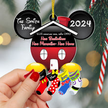 Load image into Gallery viewer, Personalized New Beginnings Family Christmas Ornament Ornament PopCulturePrints
