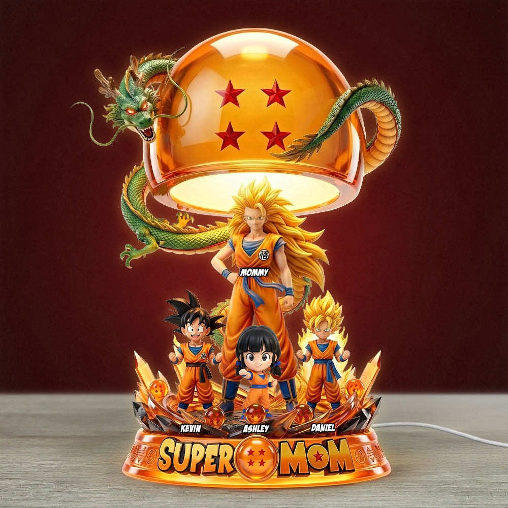 "You Are Our Super Mom!" - Personalized Super Mom Light Box - Unique Gift for Mom, Grandma, and More Light Box PopCulturePrints