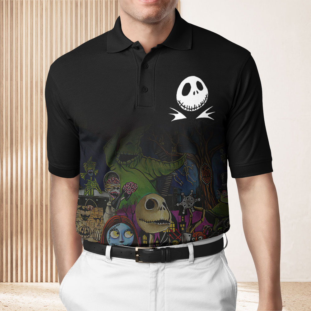 Partner in Crime Personalized Dad Polo - Fun Pop Culture Design Polo Shirts PopCulturePrints