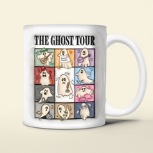 Load image into Gallery viewer, Personalized Ghost Tour Halloween Mug for Music Lovers
