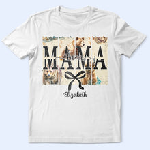 Load image into Gallery viewer, Mama Bear - Personalized T-Shirt Gift for Mom and Grandma T-shirt PopCulturePrints
