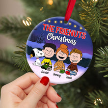 Load image into Gallery viewer, Personalized Peanuts Christmas Ornament for Friends Ornament PopCulturePrints
