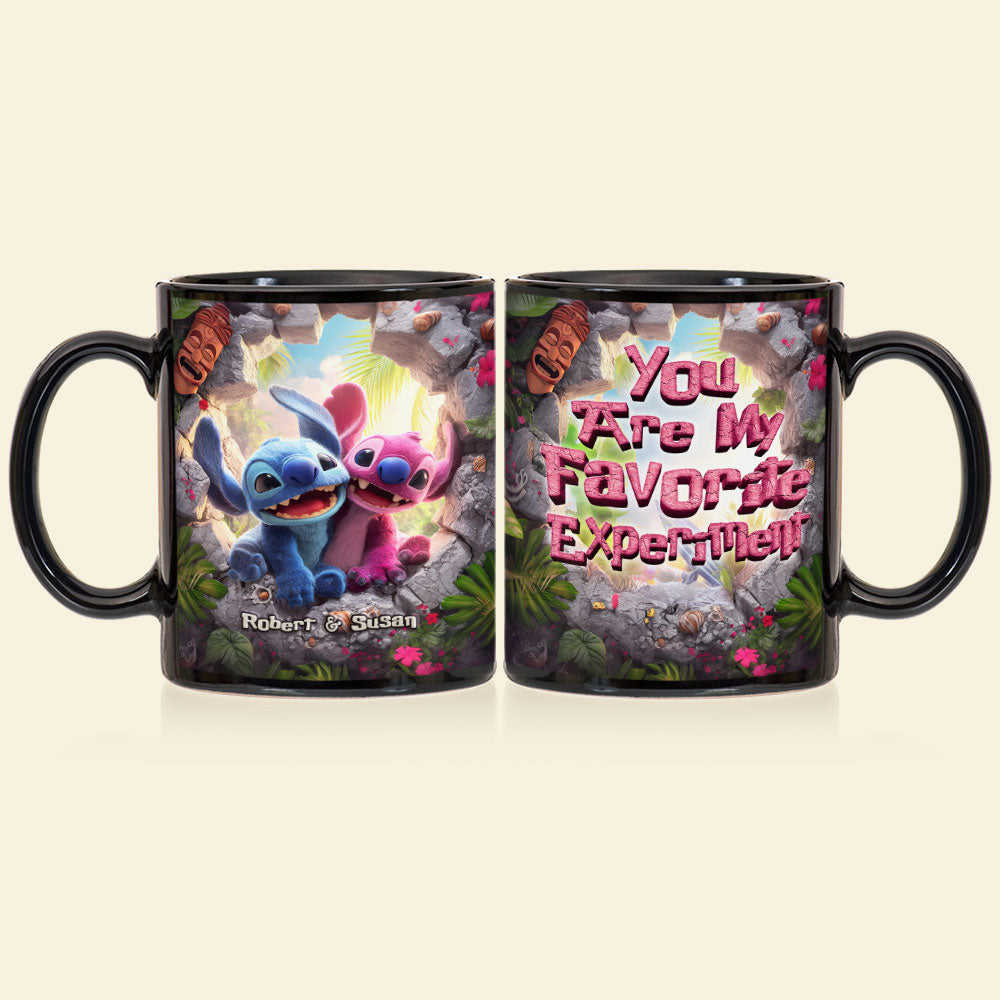 You Are My Favorite Experiment - Personalized Couple Coffee Mug Coffee Mug PopCulturePrints